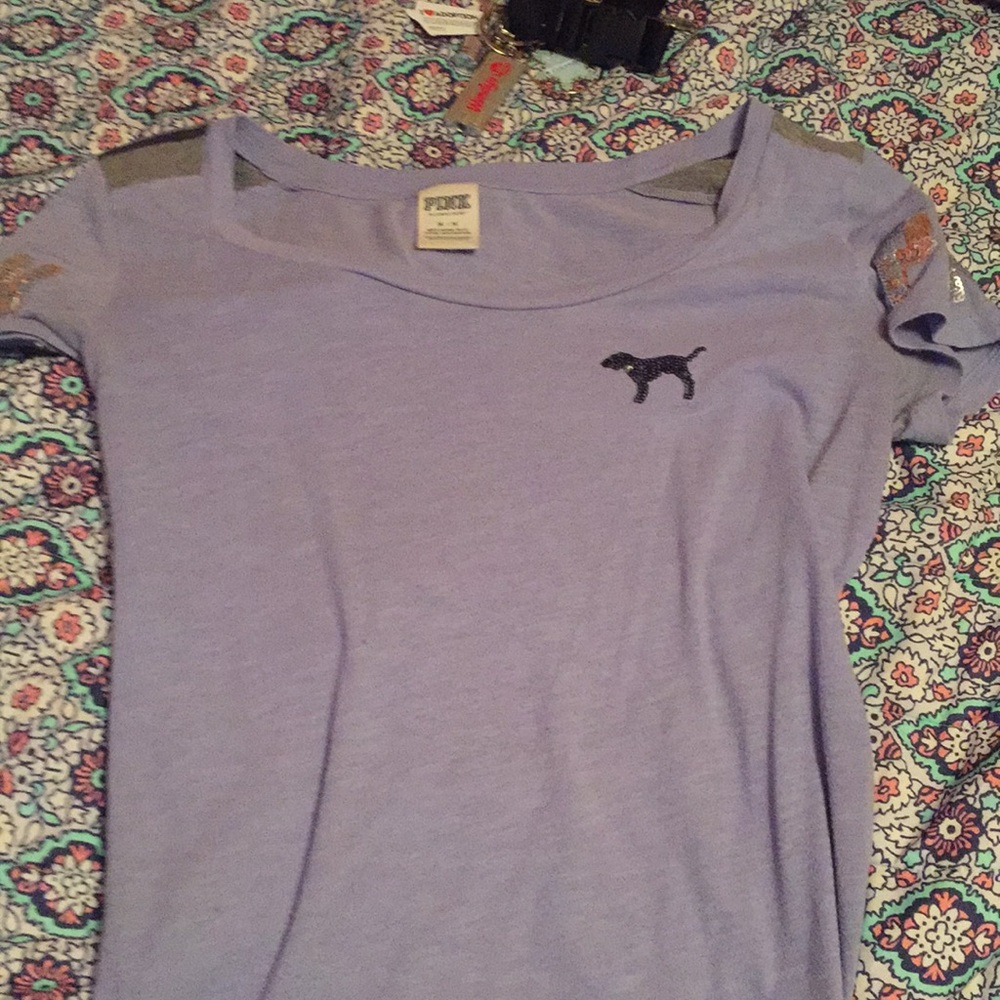 Boat neck PINK shirt